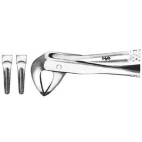 Aesculap Forceps #74N - Lower Root Crowded Incisors Beaks - 2.8mm - DG700