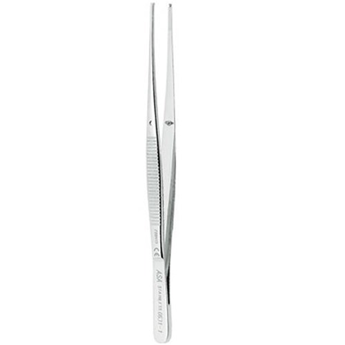 ASA Dental Tissue Forceps - Semken-Taylor - #1 - 1x2 - 12.5cm