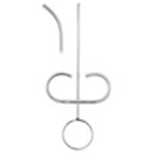 ASA Dental Amalgam Carrier for Retrograds - Curved - 1.8mm - 13 cm