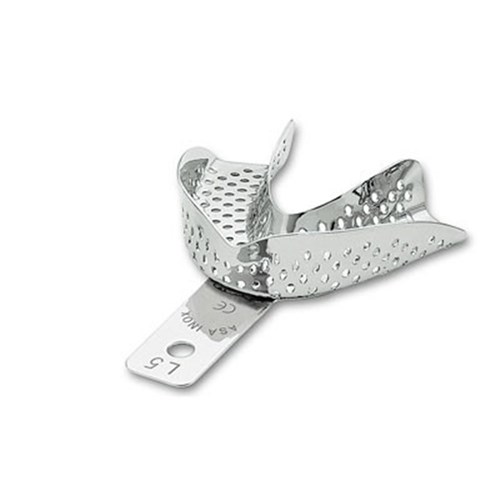 ASA Dental Stainless Steel Impression Tray - Perforated - Lower - Size 5