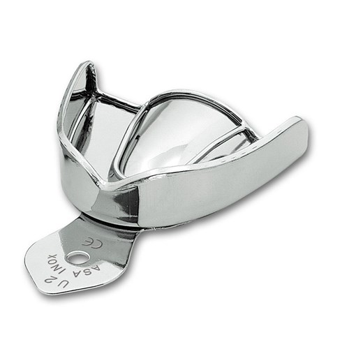 ASA Dental Stainless Steel Impression Tray - NEW SUPER - Upper - Size 2