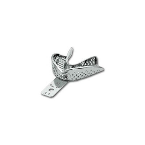 ASA Dental Stainless Steel Impression Tray - Perma Lock - Lower - Size 5