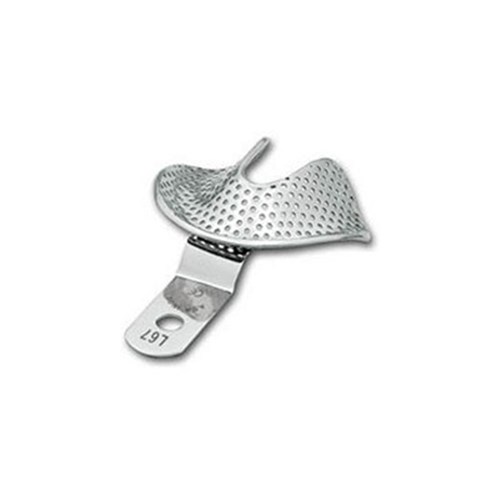 ASA Dental Stainless Steel Impression Tray - Edentulous - Lower - Medium