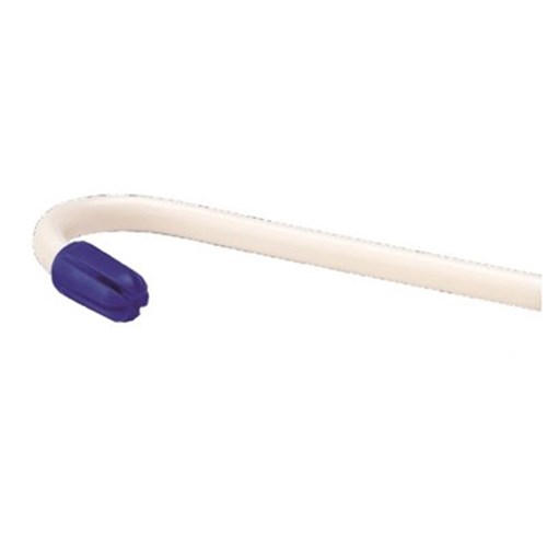 SALIVA EJECTOR Total Comfort White w Blue Tip 155mmx1000