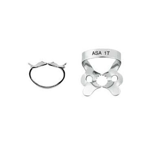 ASA Dental Rubber Dam Clamp - #1T - Winged Edged Premolars