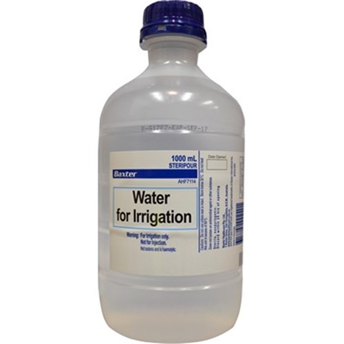 Baxter Sterile Water for Irrigation - 1000 ml Bottle