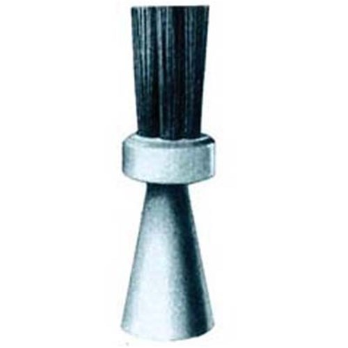 Attenborough Palate Brushes - Stiff Black Bristles - 9 Knots, 10-Pack