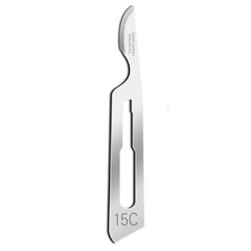 Swann Morton Scalpel Blade - Size 15C, 100-Pack