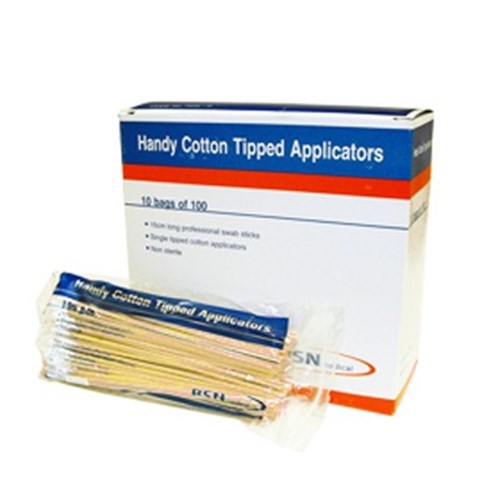 Swann Morton Cotton Tip Applicators - 15cm, 1000-Pack