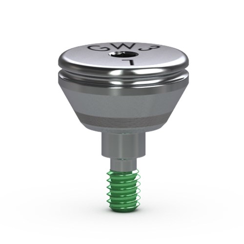 Internal 4.5 Wide Emergence Heal Abut 3mm Collar Laser-Lok