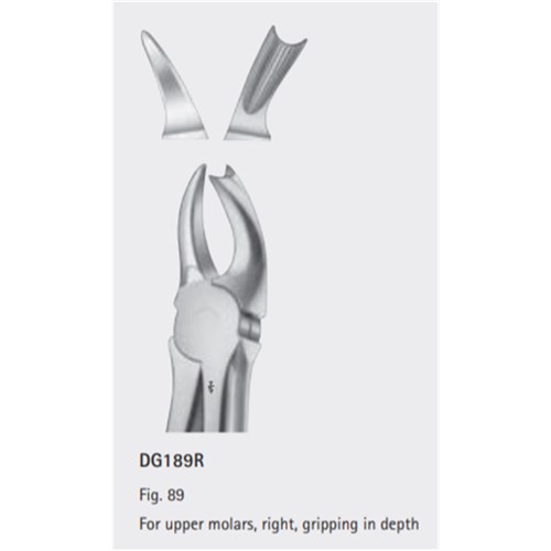 AESCULAP UPPER LEFT & UPPER RIGHT MOLAR FORCEPS