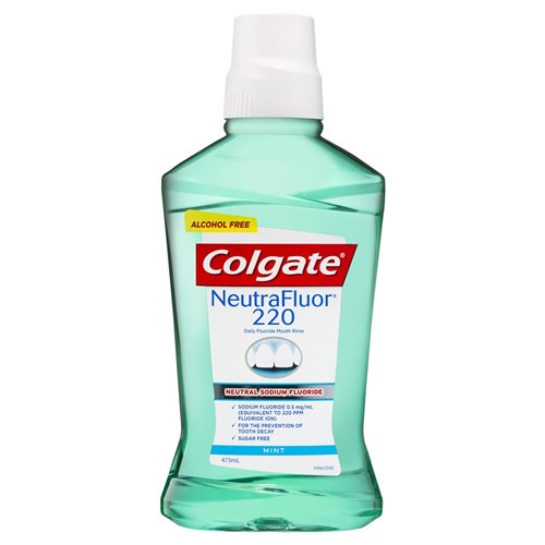 Colgate NeutraFluor 220 Alcohol Free Rinse 473ml