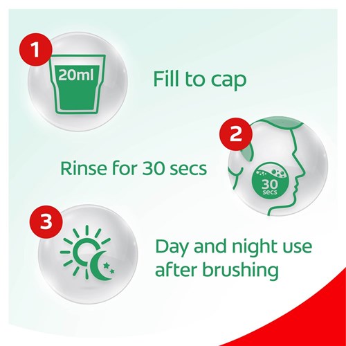 Colgate Plax - Antibacterial Fluoride Mouthwash - Alcohol Free - Freshmint - 500ml, 4-Pack