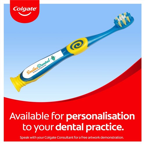 Colgate Manual Toothbrush - Junior - Bluey - 2-5 Years - Extra Soft Bristles, 8-Pack