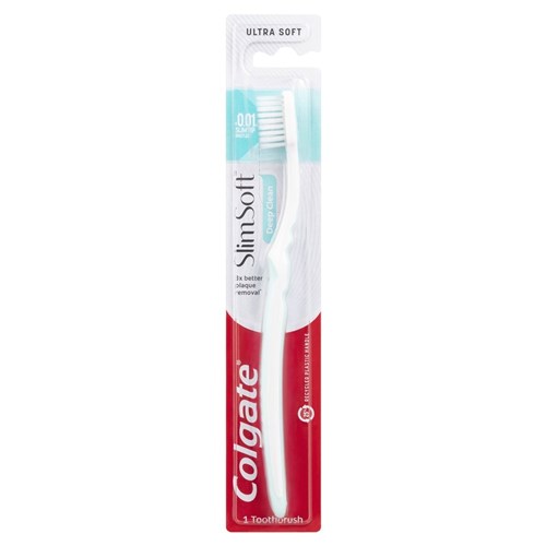 Colgate Manual Toothbrush - Slim Soft Ultra Compact Head, 12 -Pack