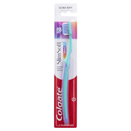 Colgate Manual Toothbrush - Slim Soft Ortho Compact, 12-Pack
