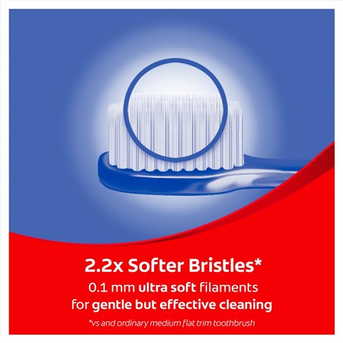 Colgate Manual Toothbrush - Ultra Compact Head - Ultra Soft Bristles, 12-Pack