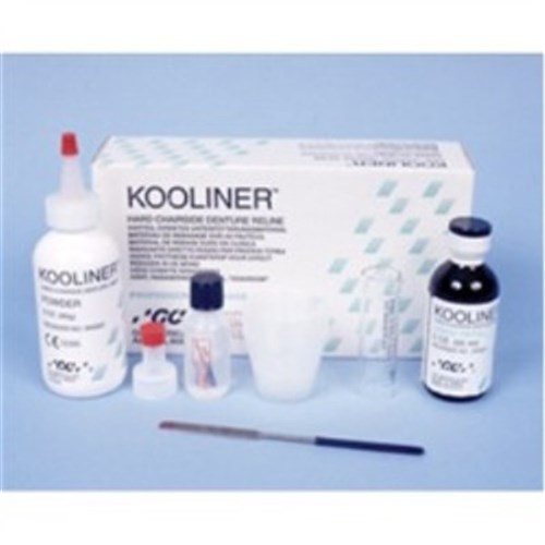 GC KOOLINER - Hard Chairside Denture Reline - Professional Pack - Powder 80g and Liquid 55ml