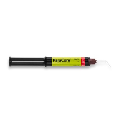 Coltene ParaCore - Dual Curing Core and Resin Cement - Shade Dentin Slow - 5ml Syringe, 2-Pack and 20 Tips