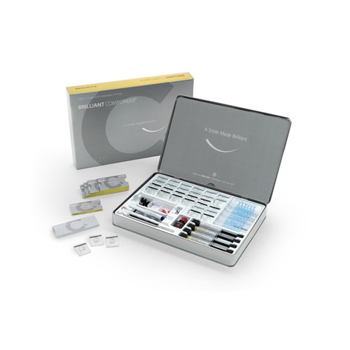 Coltene Brilliant Componeer - Prefabricated Composite Shells - Intro Kit - Syringes, 28-Pack