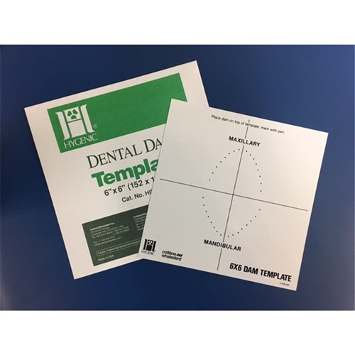 HYGENIC Dental Dam Template 152 x 152mm