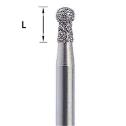 Horico Diamond Bur - 002-016 - Round Coated Neck - Slow Speed, Right Angle (RA), 1-Pack