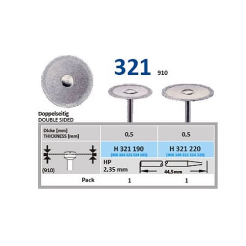 Diamond Disc HORICO #321-220 Edge Cutting HP x 1