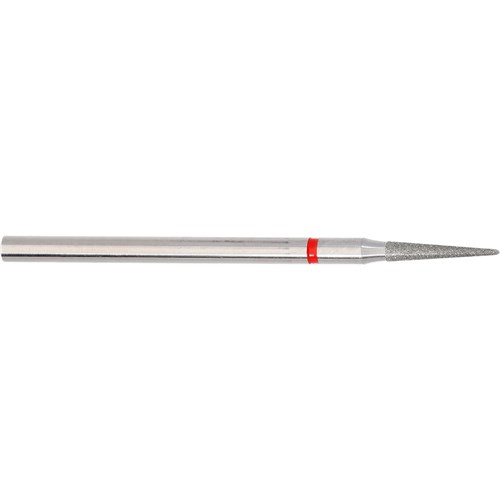 Komet Diamond Bur - 8859-018 - Pointed Long - Fine Red - Straight (HP), 5-Pack