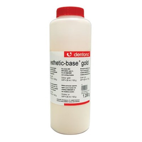 Dentona Esthetic Base Gold Die Stone - 2.5kg Bottle