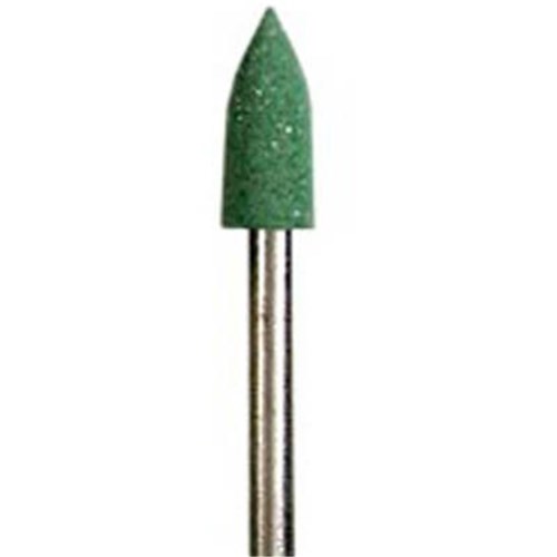 Dedeco Abrasive Midgets - Mini Green - Fast Polishing - High Speed, Friction Grip (FG), 12-Pack
