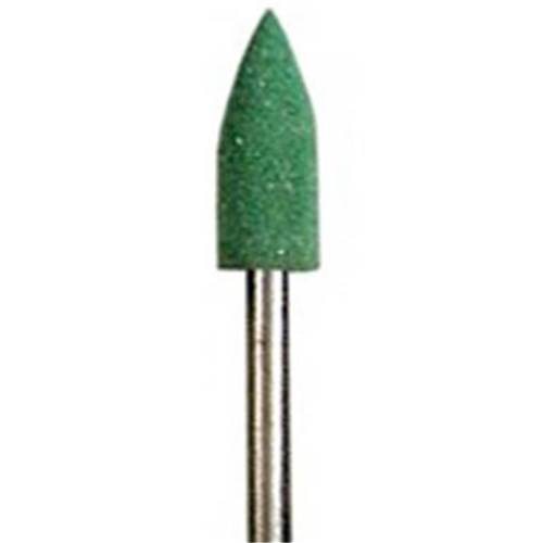 Dedeco Abrasive Midgets - Shape 138 - Green - Fast Polishing - High Speed, Friction Grip (FG), 12-Pack