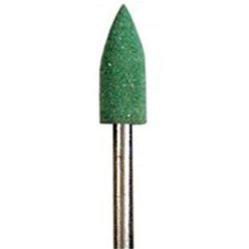 Dedeco Abrasive Midgets - Shape 138 - Green - Fast Polishing - High Speed, Friction Grip (FG), 12-Pack