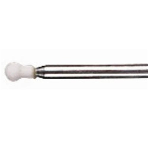 Dedeco Arkansas Stones - Shape 18 - White - Ultra Fine - Slow Speed, Right Angle (RA), 12-Pack