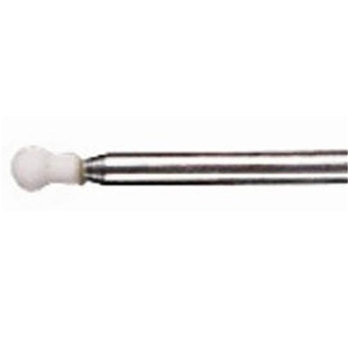 Dedeco Arkansas Stones - Shape 18 - White - Ultra Fine - Slow Speed, Right Angle (RA), 12-Pack