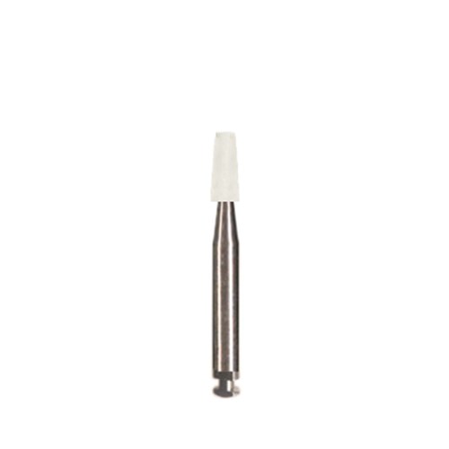Dedeco Arkansas Stones - Shape 122 - White - Ultra Fine - Slow Speed, Right Angle (RA), 12-Pack
