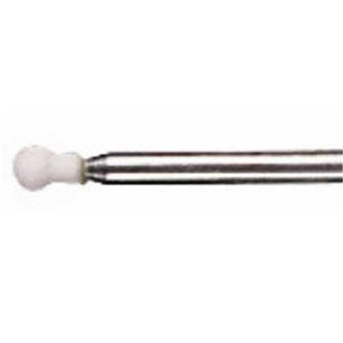 Dedeco Arkansas Stones - Shape 18 - White - Ultra Fine - High Speed, Friction Grip (FG), 12-Pack