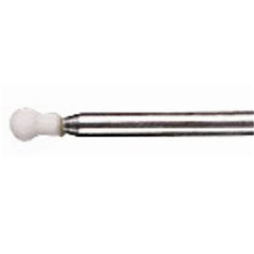 Dedeco Arkansas Stones - Shape 18 - White - Ultra Fine - High Speed, Friction Grip (FG), 12-Pack