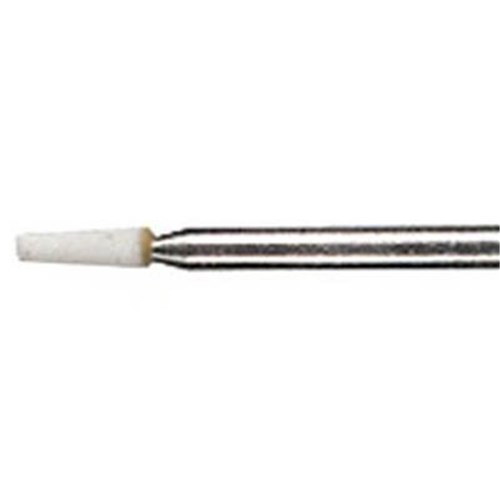 Dedeco Arkansas Stones - Shape 122 - White - Ultra Fine - High Speed, Friction Grip (FG), 12-Pack