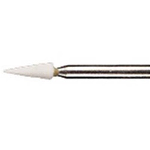 Dedeco Arkansas Stones - Shape 138 - White - Ultra Fine - High Speed, Friction Grip (FG), 12-Pack