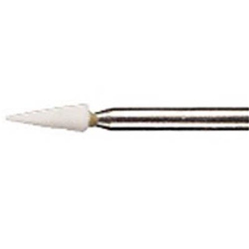Dedeco Arkansas Stones - Shape 138 - White - Ultra Fine - High Speed, Friction Grip (FG), 12-Pack