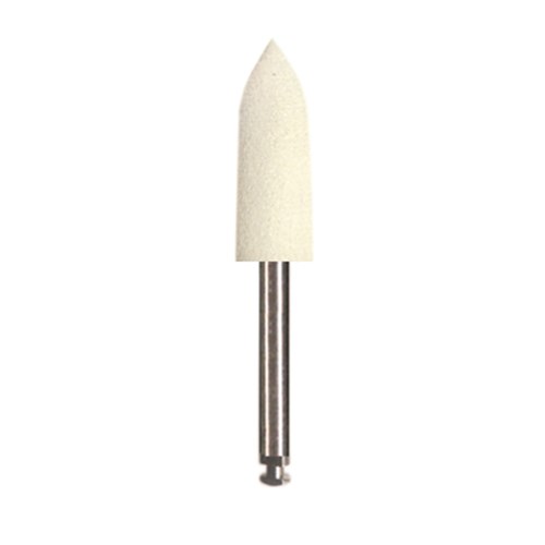 Dedeco Abrasive Midgets - Shape 15 - White - Ultra Fine - Slow Speed, Right Angle (RA), 12-Pack