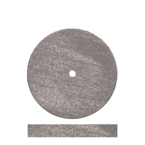 Dedeco Rubber Wheels - Grey - Medium Hard - 22mm x 3.1mm, 100-Pack