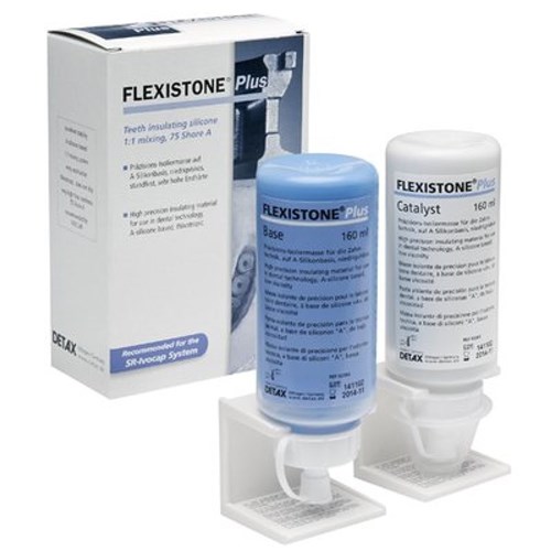 Detax Dental FLEXISTONE Plus - Standard Pack - Base and Catalyst - Includes 2 Stands
