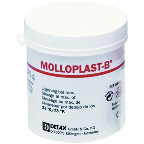 Detax Dental MOLLOPLAST-B - Soft Relining Material - 170g Jar