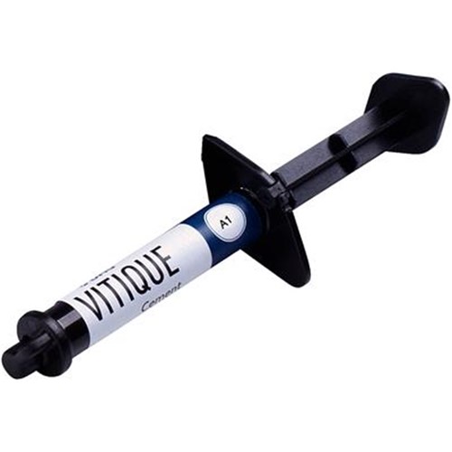 DMG Vitique - Resin-Based Luting Cement - Shade A1 - 6g Syringe, 1-Pack and 10 tips