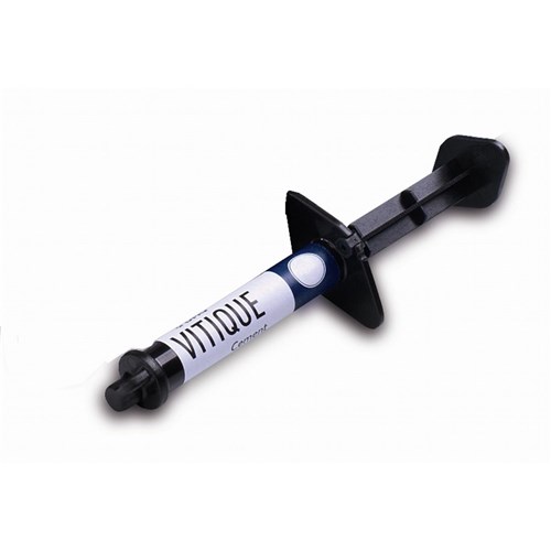 DMG Vitique - Resin-Based Luting Cement - Shade A4 - 6g Syringe, 1-Pack and 10 tips