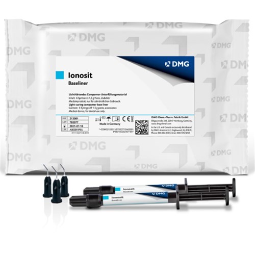 DMG Ionosit Baseliner - Underfilling Material - 0.33g Syringes, 3-Pack