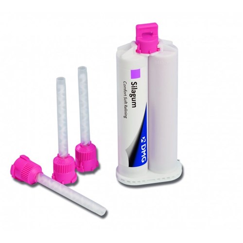 DMG SilaGum Comfort - 25ml Cartridge, 1-Pack and 5 Auto Mix tips
