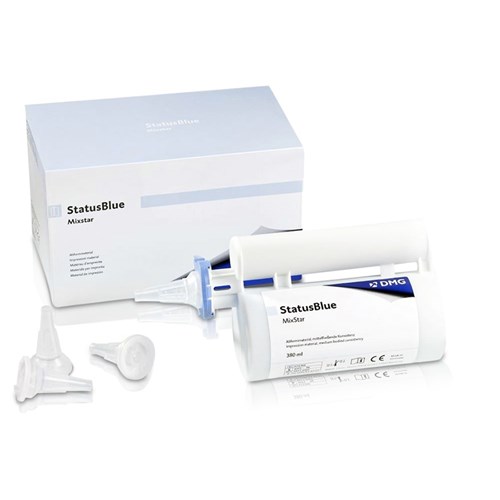 DMG Status Blue - 380ml Cartridge, 1-Pack with 10 MixStar Tips