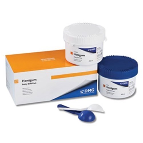 DMG HoniGum Putty - Soft Fast - 450ml Base and 450ml Catalyst, 4-Pack of Each